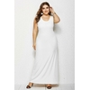 Robe-longue-sexy-d-contract-e-col-rond-pour-femmes-robe-de-plage-monochrome-robes-de