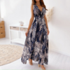 Robe-longue-col-en-V-profond-pour-femmes-robe-longue-lacets-robe-de-soir-e-ducative