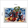 Autocollants-muraux-3D-Avengers-pour-chambre-d-enfant-affiche-de-film-art-mural-d-coration-de