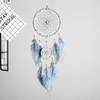 Attrape-r-ve-gris-argent-original-2-anneaux-plume-indienne-art-suspendu-cadeaux-cr-atifs-pour