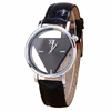 Montres-Quartz-pour-hommes-et-Femmes-Unique-cadran-triangulaire-ajour-noir-mode-montre-bracelet-d-contract