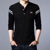 Polos-basiques-manches-longues-pour-hommes-t-shirts-minces-ray-s-v-tements-cor-ens-pour
