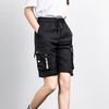Techwear-short-Cargo-militaire-poches-multiples-pour-femme-pantalon-de-jogging-d-contract-de-travail-de