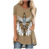 T-shirt-Manches-Courtes-pour-Femme-Streetwear-Ethnique-Azt-que-Occidental-Imprim-3D-Tunique-Nouveaux-V