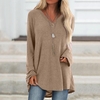 T-shirt-surdimensionn-manches-longues-pour-femme-v-tement-ample-en-coton-d-contract-et-r