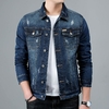 Veste-d-contract-e-en-coton-pour-hommes-denim-noir-jean-slim-manteau-r-tro-classique