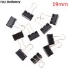 Pinces-relier-en-m-tal-noir-trombone-lettres-fournitures-de-bureau-attaches-de-fixation-notes-19mm