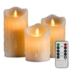 Bougie-LED-en-forme-de-paraffine-lectrique-1-3-pi-ces-sans-flamme-avec-t-l