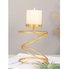 bougeoir-design-spirales-dore