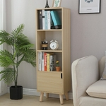 Biblioth-que-4-niveaux-assemblage-Simple-placard-d-angle-divers-livres-support-de-rangement-mobilier-de