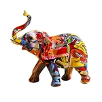 Figurine-d-l-phant-color-e-r-sine-Arts-Statue-d-animal-Sculpture-richesse-Figurine-porte