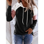 Sweat-shirt-capuche-manches-longues-pour-femme-ample-d-contract-contraste-grande-taille-mode-automne-et