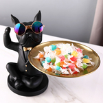 Statue-de-rangement-de-bouledogue-Figurine-nordique-de-luxe-Snacks-de-fruits-plateau-de-bonbons-bureau