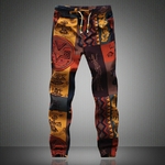 Pantalon-de-surv-tement-en-lin-pour-homme-jogging-d-contract-imprim-Floral-nouvelle-mode-t