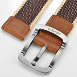 Ceinture-en-toile-de-couleur-unie-pour-homme-combinaison-de-sport-en-alliage-tiss-rayures-noires