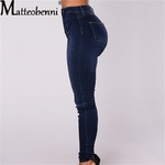 Jean-Vintage-Slim-taille-haute-Double-boutonnage-pour-femme-pantalon-en-Denim-Stretch-moulant-pleine-longueur