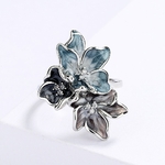 Bague-de-mariage-en-argent-925-pour-femmes-anneau-de-fleur-Simple-couleur-claire-bijoux-poxy