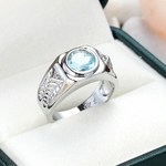 Bague-en-aigue-marine-pour-hommes-pierres-pr-cieuses-Zircon-bleu-Vintage-luxe-argent-Sterling-S925