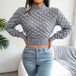 Pull-en-tricot-manches-longues-avec-d-coupe-diamant-3D-pour-femme-haut-la-mode-couleur