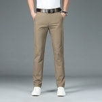 Pantalon-extensible-pour-homme-6-couleurs-Slim-d-contract-mode-cor-enne-classique-couleur-unie-grande