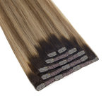 BHF-Extensions-de-cheveux-naturels-Remy-lisses-avec-Clips-70g-noir-brun-clair-ombr-miel