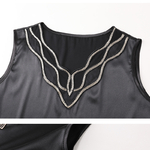 Chemisier-sans-manches-en-dentelle-de-gaze-pour-femmes-top-Simple-et-d-contract-col-en