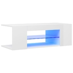 Meuble-TV-avec-lumi-res-LED-Blanc-brillant-90x39x30-cm-meuble-de-meuble-TV-Durable-la