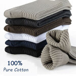 Chaussettes-en-pur-coton-pour-hommes-respirantes-absorbant-la-transpiration-d-pistolet-ant-document-solide-affaires