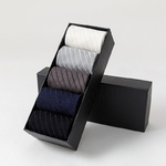 Chaussettes-en-Fibre-de-Bambou-pour-Homme-Harajuku-R-tro-Respirantes-Longues-et-Noires-D-odorantes