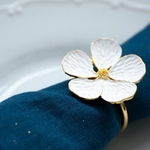 6-12pcs-Ronds-Huile-Blanche-Fleur-Boucle-de-Serviette-de-Table-Manger-De-Mariage-Prune-Porte