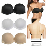 Soutien-gorge-sans-bretelles-pour-femmes-grande-taille-Push-Up-rembourr-bretelles-transparentes-licou-sexy-tailles