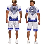 Surv-tements-d-t-imprim-africain-3D-pour-hommes-ensemble-de-Sport-surdimensionn-Style-Vintage-t