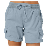 Short-Cargo-court-pour-Femme-pantalon-de-plage-taille-haute-avec-poches-style-Streetwear-d-contract