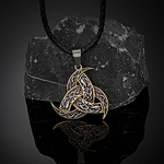 Collier-pendentif-avec-n-ud-celtique-pour-homme-en-acier-inoxydable-Runes-nordiques-bijoux-islamiques-amulette