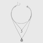 Collier-ras-du-cou-Triple-couche-en-argent-Sterling-925-pendentif-lune-cadeau-d-anniversaire-bijoux