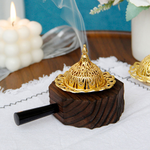 Porte-encensoir-d-coratif-Bakhoor-avec-Long-manche-en-c-ne-de-charbon-de-bois-diffuseur