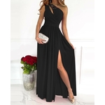 Robe-de-Soir-e-Longue-et-ducative-pour-Femme-Tenue-l-gante-Fendue-Printemps-t-2023