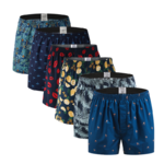 Boxer-en-Coton-pour-Homme-Sous-V-tement-Confortable-Grande-Taille-la-Mode