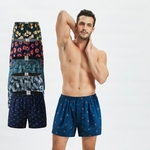 Boxer-en-Coton-pour-Homme-Sous-V-tement-Confortable-Grande-Taille-la-Mode