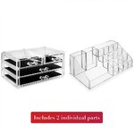 Organisateur-de-bijoux-en-acrylique-transparent-bo-te-de-rangement-de-maquillage-Double-couche-pr-sentoir