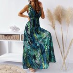Robe-longue-col-en-V-profond-pour-femmes-robe-longue-lacets-robe-de-soir-e-ducative