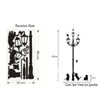 Lampe-de-prairie-populaire-bricolage-cr-atif-autocollant-mural-de-chat-et-d-oiseaux-papier-peint