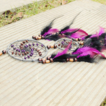Grand-pendentif-attrape-r-ves-tiss-la-main-attrape-r-ves-deux-anneaux-pendentif-maison-plume