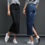 Jupe-crayon-taille-haute-en-jean-pour-femme-classique-longue-noir-bleu-command-e-2022