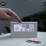 R-veil-de-bureau-lectrique-LCD-avec-calendrier-num-rique-montre-piles-temp-rature-humidit-blanc