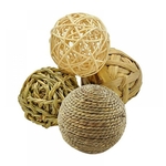 Balle-m-cher-pour-petit-animal-de-compagnie-jouet-amusant-pour-hamster-overd-Inde-naturel-durable