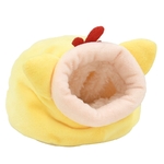 Nid-de-Hamster-cochon-d-inde-petit-Animal-lit-de-couchage-d-hiver-chaud-en-peluche