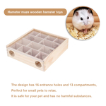 Hamster-en-bois-naturel-labyrinthe-Tunnel-jouets-pour-animaux-de-compagnie-cabane-formation-Cage-avec-couvercle