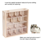 Hamster-en-bois-naturel-labyrinthe-Tunnel-jouets-pour-animaux-de-compagnie-cabane-formation-Cage-avec-couvercle