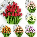 Bouquet-de-tulipes-artificielles-35-cm-10-5-pi-ces-fausses-fleurs-en-mousse-PE-pour